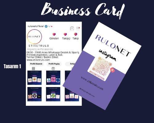 Business Card ( Tasarım 1 )